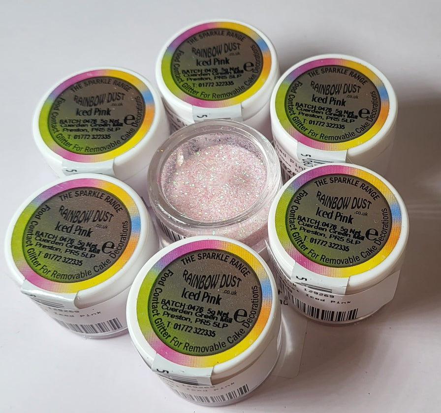 Rainbow Dust Black Edible Glitter 5g