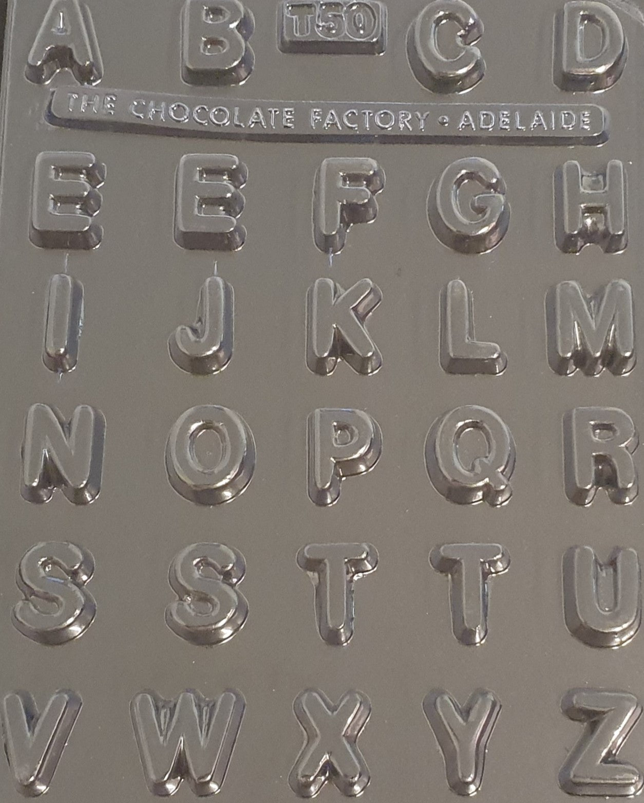 Alphabet chocolate outlet mould