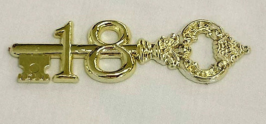 Fancy Key 18th Embellishment