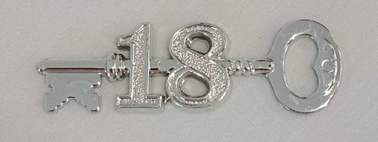 Latch Key 18th Silver Embellishment