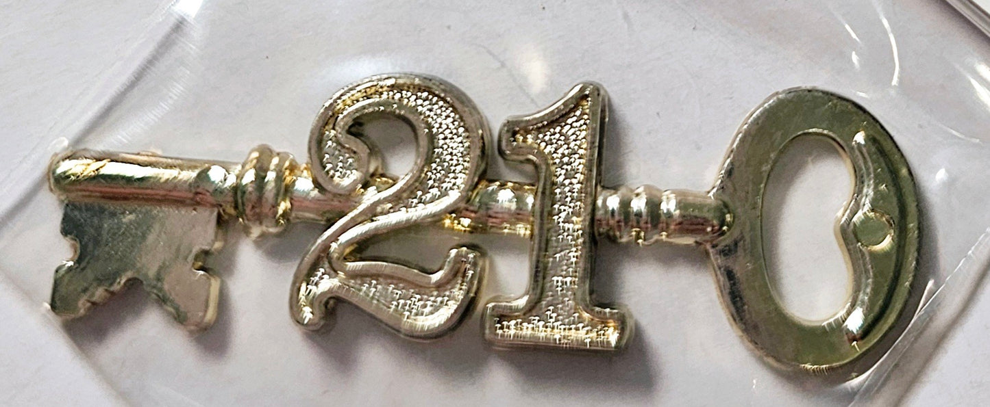 Latch Key Small Gold Embellishment