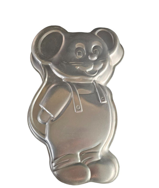 Mouse in Overalls Ex Rental Character Cake Tin (A)