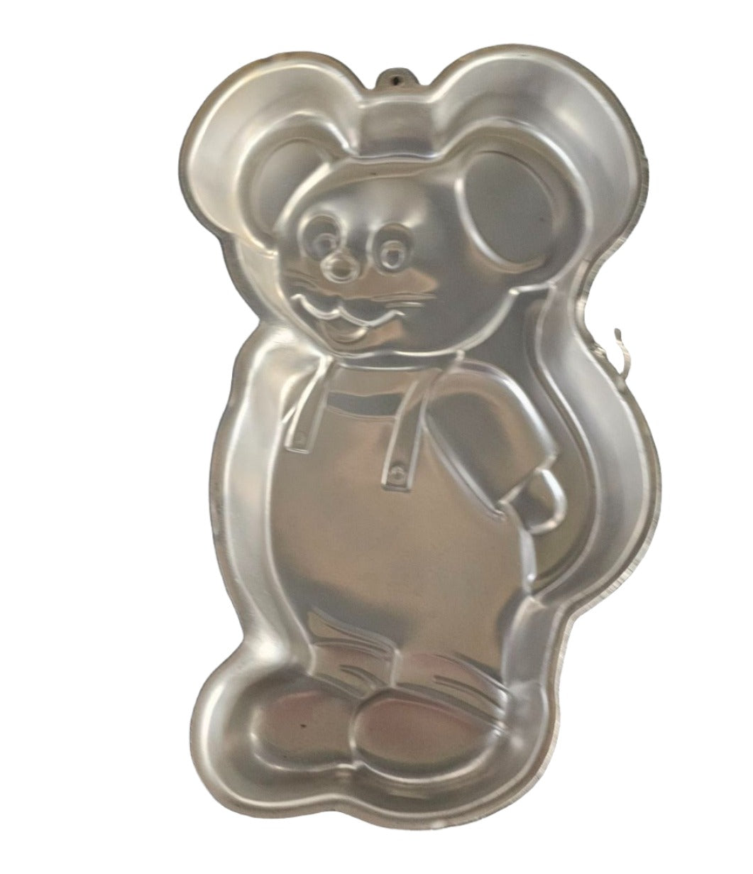 Mouse in Overalls Ex Rental Character Cake Tin (A)