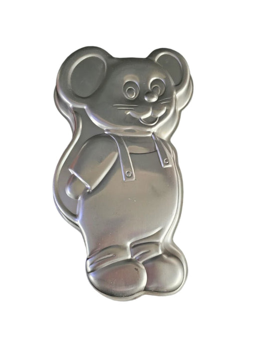 Mouse in Overalls Ex Rental Character Cake Tin (B)