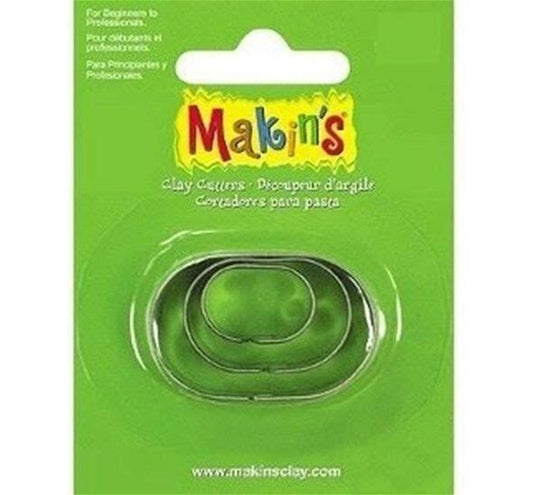 Oval Cutter Makins Set of 3