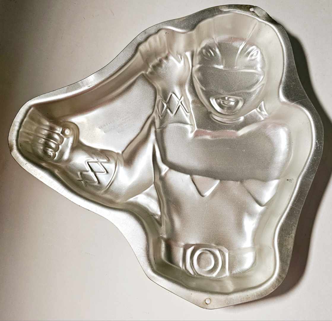 Power Rangers Vintage Ex Rental Character Cake Tin