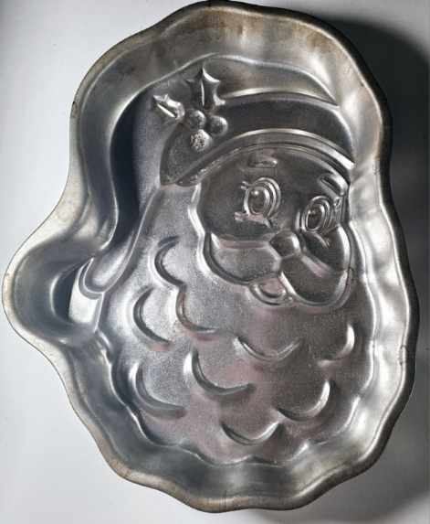 Santa Clause Face Only Ex Rental Character Cake Tin