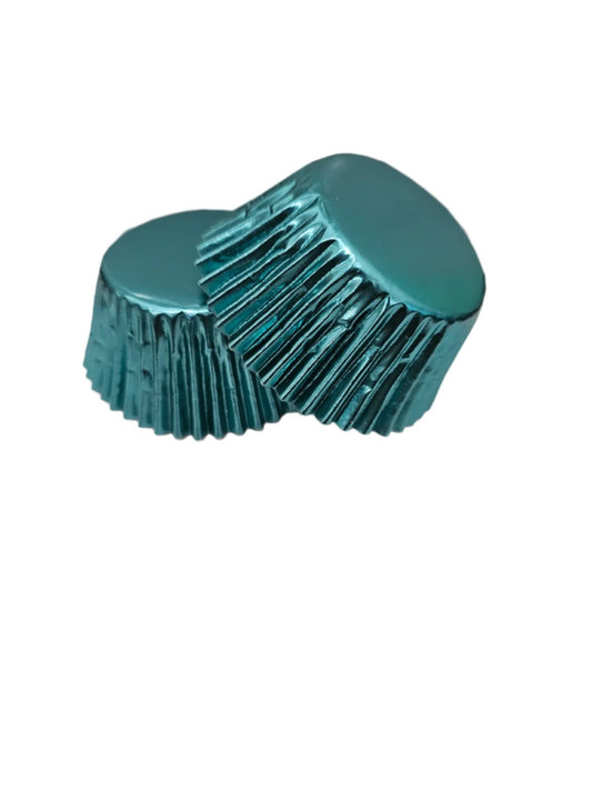 Teal Green Foil Cupcake Cases 408