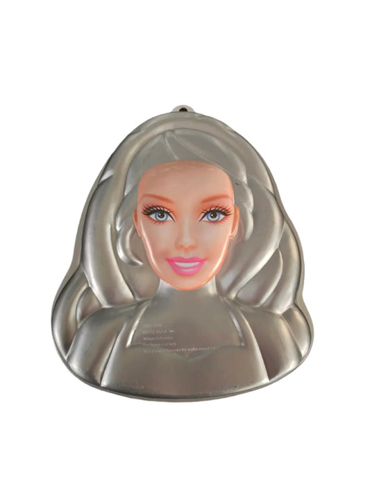 Barbie Face only with template Ex Rental Character Cake Tin